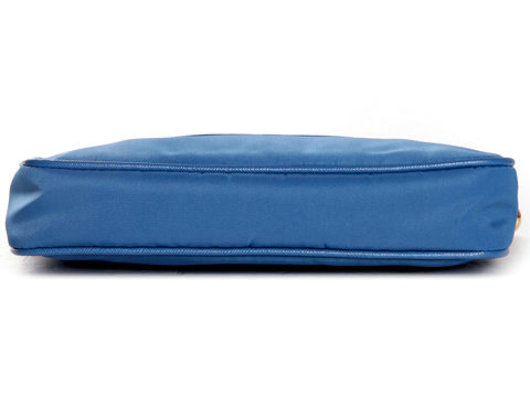 2014 Prada nylon tessuto saffiano wristlet BT0779 blue - Click Image to Close